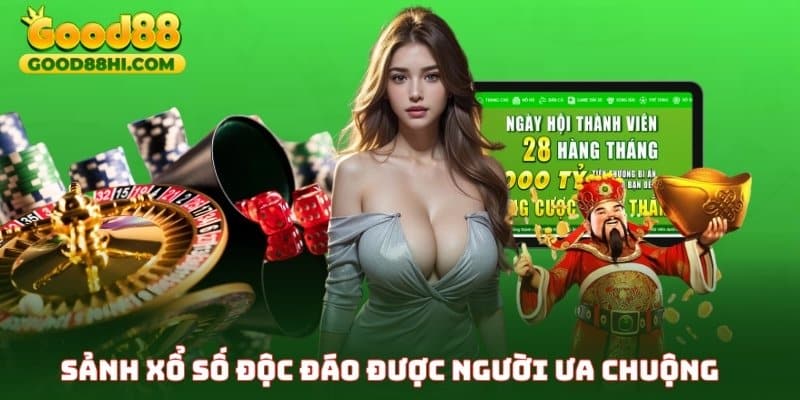 Sảnh xổ số độc đáo được nhiều người ưa chuộng